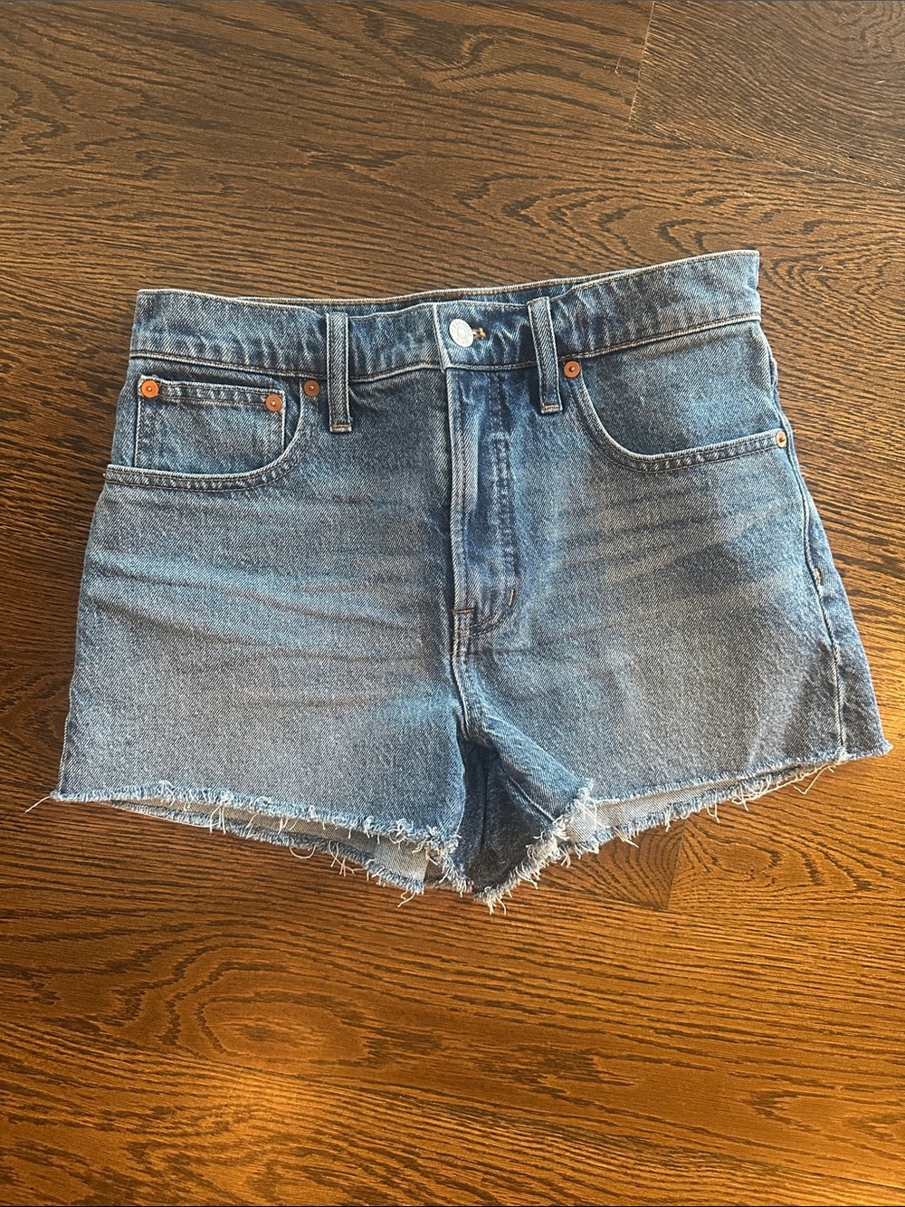 Madewell The Perfect Jean Short in Burnett Wash: TENCEL™ Lyocell Edition